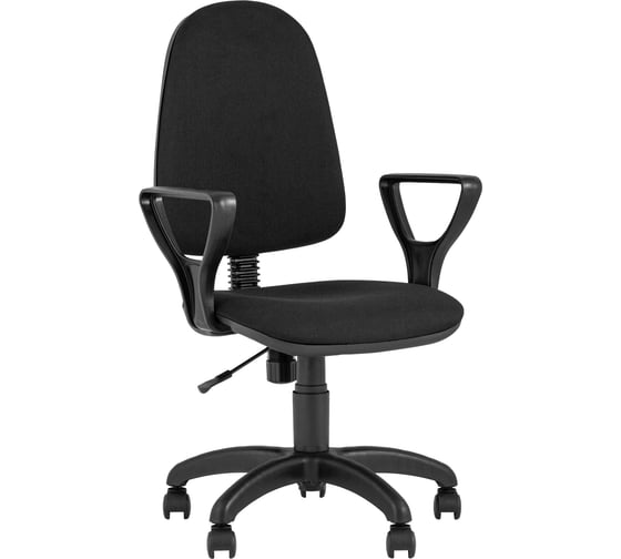 Изображение товара Компьютерное офисное кресло для школьника Стул Груп престиж черное prestige_black