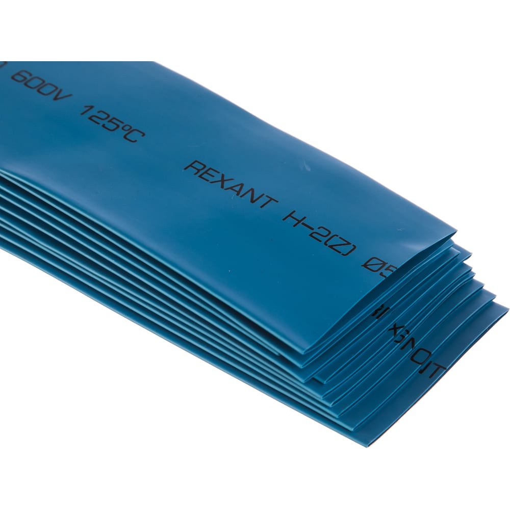 фото Термоусадка rexant 50.0/25.0 мм, 1м, синяя 25-0005