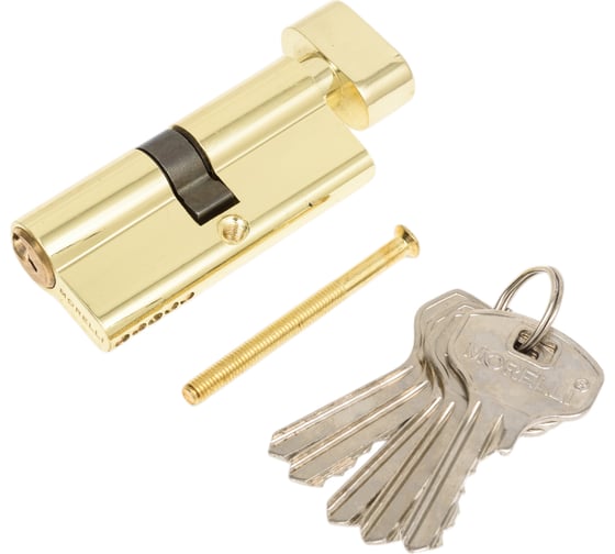 Изображение товара Ключевой цилиндр с заверткой MORELLI 70CK PG 70 мм, цвет - золото 9008943