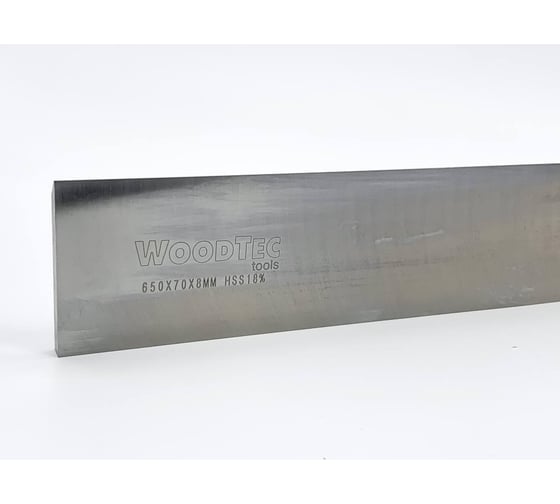 Изображение товара Ножевая заготовка под профилирование с насечкой, сталь HSS, 650x70х8 мм Woodtec ИН 071127