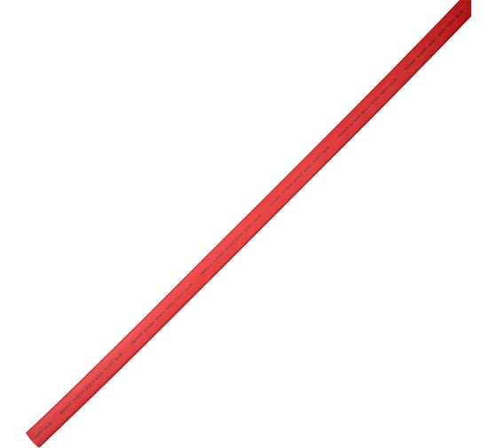 Изображение товара Клеевая термоусадка REXANT СТТК (3:1), двустенная, 18/6мм, красная, 10 шт. по 1м 26-1804