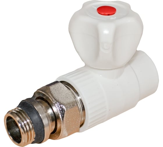 Изображение товара Кран для радиатора Rvc ППРС прямой 25x3/4 наружная резьба light 04409