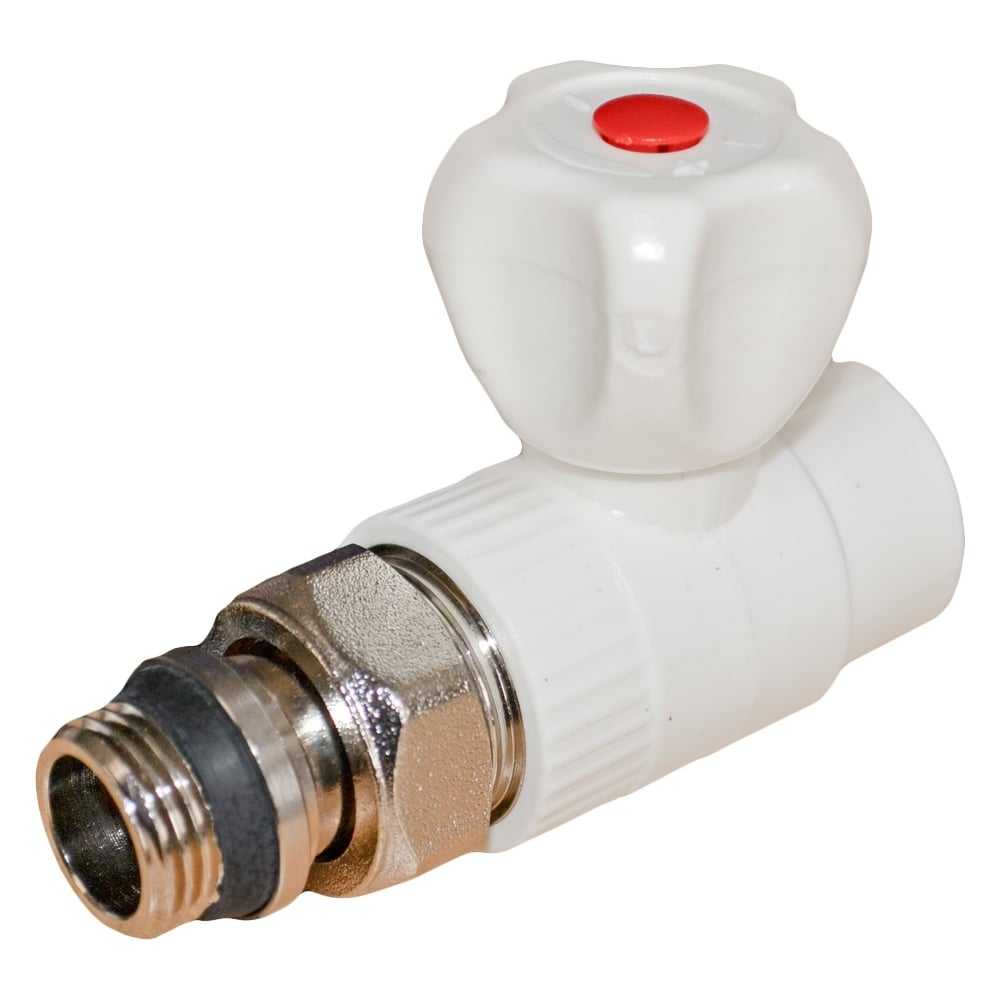 Изображение товара Кран для радиатора Rvc ППРС прямой 20x1/2 наружная резьба