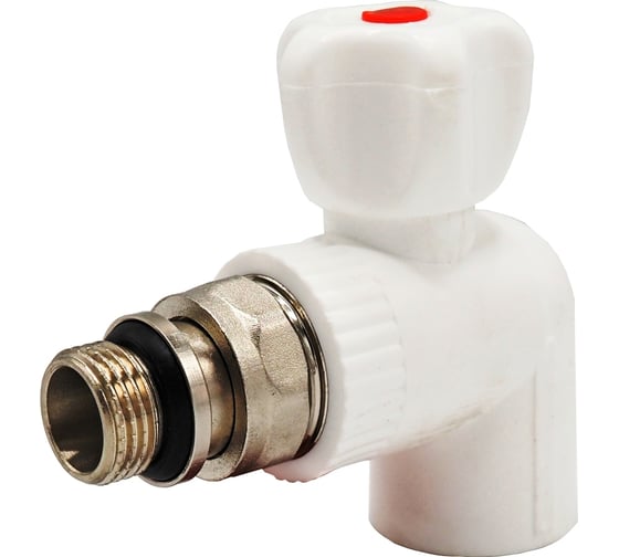 Изображение товара Кран для радиатора Rvc ППРС угловой 25x3/4 наружная резьба light 08633