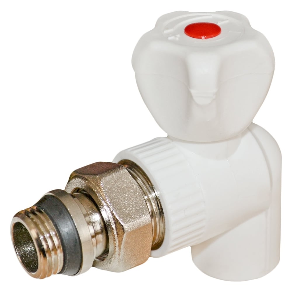 Изображение товара Кран для радиатора Rvc ППРС угловой 20x1/2 наружная резьба