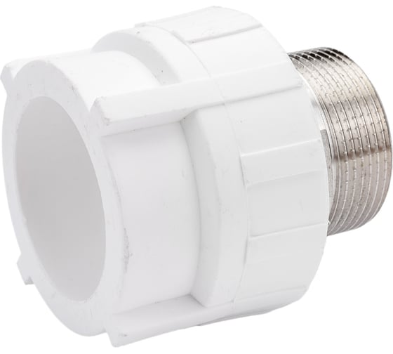 Изображение товара Муфта Rvc ППРС наружная резьба 50x1 1/2 под ключ 01574