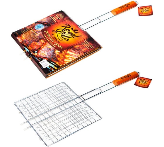 Изображение товара Универсальная решетка-гриль ROYALGRILL 4 секции, 27х24см 80-020