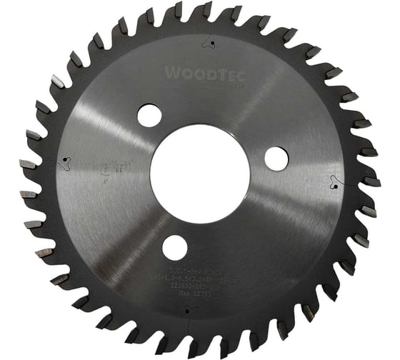 Изображение товара Пила подрезная коническая 160x45x4.3-5.5/3.2 мм, Z36 Woodtec ИН 337381