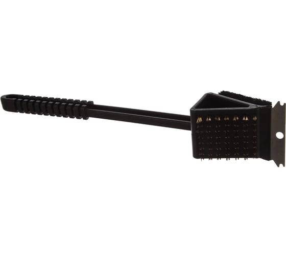Изображение товара Щетка со скребком на длинной ручке для чистки гриля ROYALGRILL 80-012