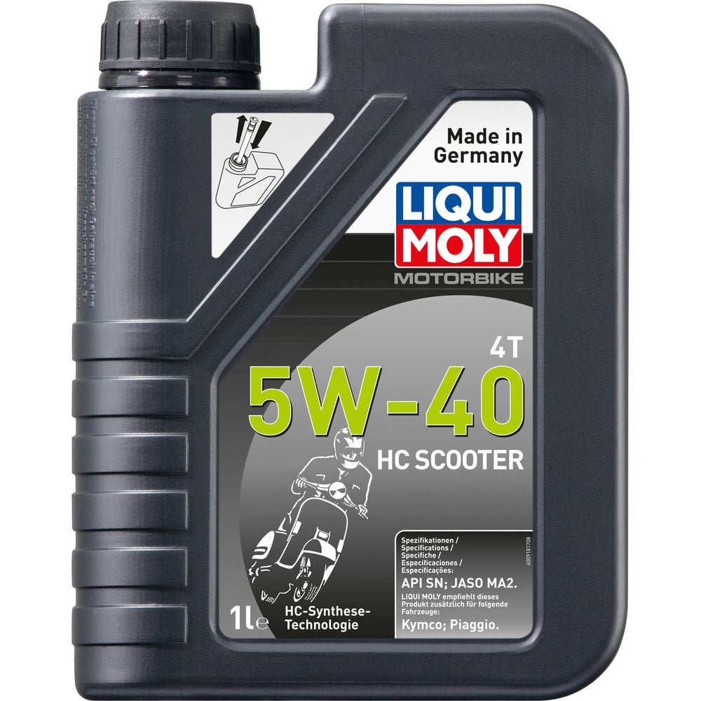 НС-синтетическое моторное масло 4T LIQUI MOLY масло нс синтетическое моторное liqui moly super leichtlauf 10w 40 1 л 9503