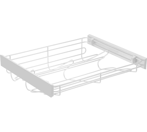 Изображение товара Полка для обуви GTV SMART, в модуль 800 мм, без направляющих, белая W-WOBU80-BP-10