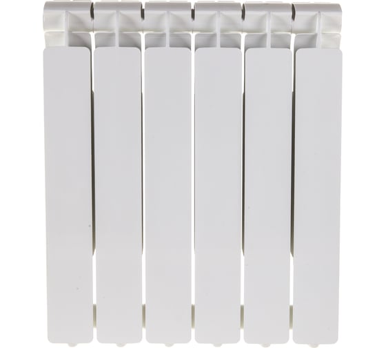 Изображение товара Алюминиевый радиатор STOUT Bravo 500 6 секций боковое подключение SRA-0110-050006