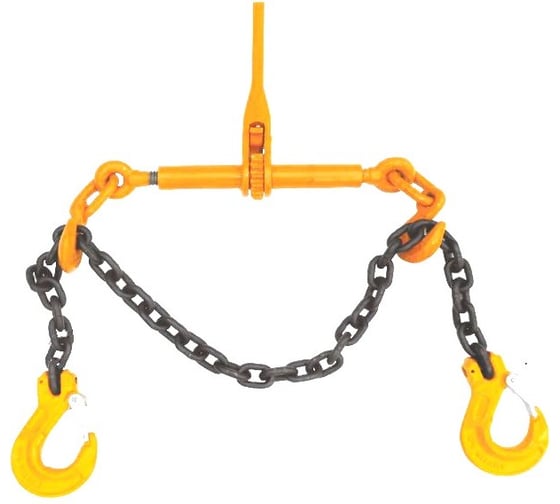 Изображение товара Крепежная цепь с двумя крюками и стяжным механизмом (8т, 6м, 8 класс) СТРОП-ПРО SP04529