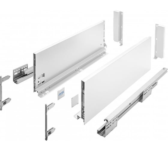 Изображение товара Выдвижной ящик GTV AXIS PRO L-500 мм, высокий H-168 мм, белый PB-AXISPRO-KPL500C1