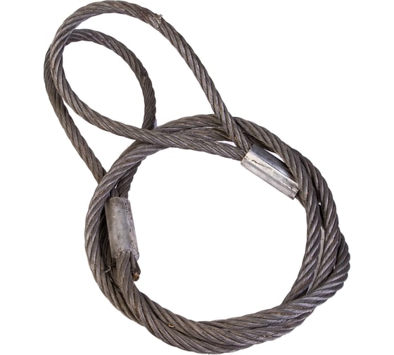 Изображение товара Канатный петлевой строп (4т, 4м, опрессовка) СТРОП-ПРО СКП1 УСК1 SP04917