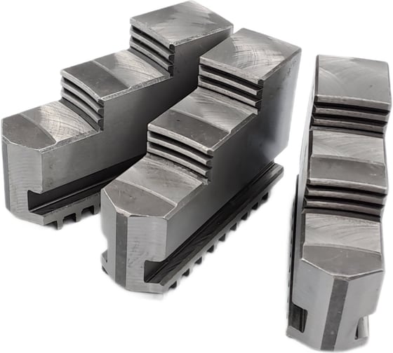 Изображение товара Кулачки обратные к патрону токарному 160 мм, 3-х кулачковому, шаг 8 мм, ширина 18.5 мм, паз 10 мм TORNERI 045682