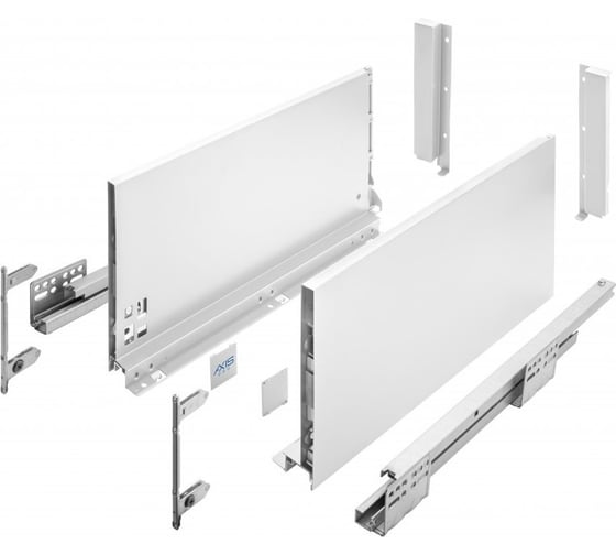 Изображение товара Выдвижной ящик GTV AXIS PRO L-350 мм, высокий H-200 мм, белый PB-AXISPRO-KPL350D1