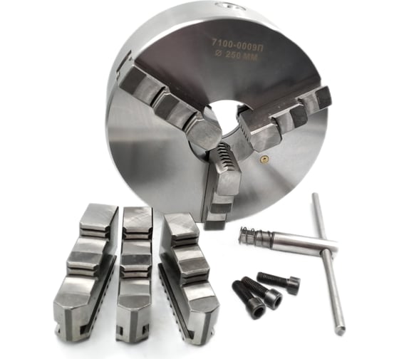 Изображение товара Патрон токарный 250 мм, 3-х кулачковый 7100-0009п (к11-250) TORNERI 045683