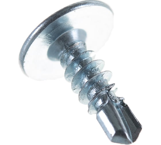 Изображение товара Саморез с прессшайбой Качественный крепеж 4,2х13 сверло 1650 шт 1000339 КЧ