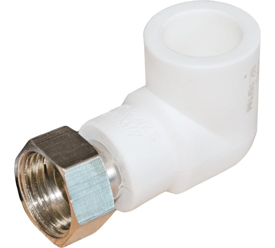 Изображение товара Угол Rvc ППРС с накидной гайкой 32x1 под ключ 25243