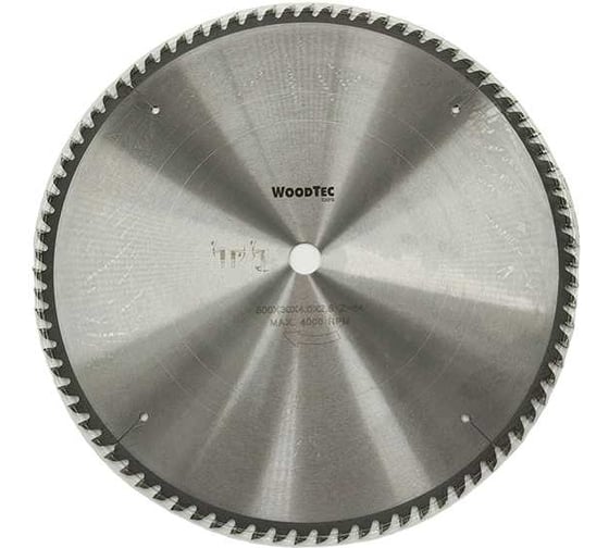 Изображение товара Пила дисковая 500x30x4/2.8 мм, Z84 Woodtec ИН 342247