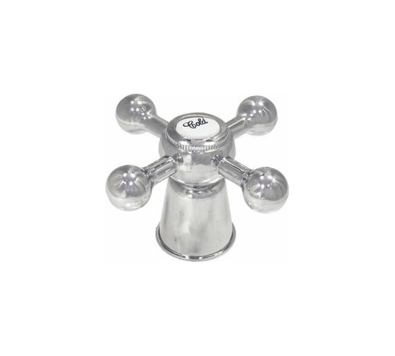 Изображение товара Маховик ARCO DA VELLA КРЕСТ металл А07 под кран-буксу 8х20 (арт. к/б 04652) 01258