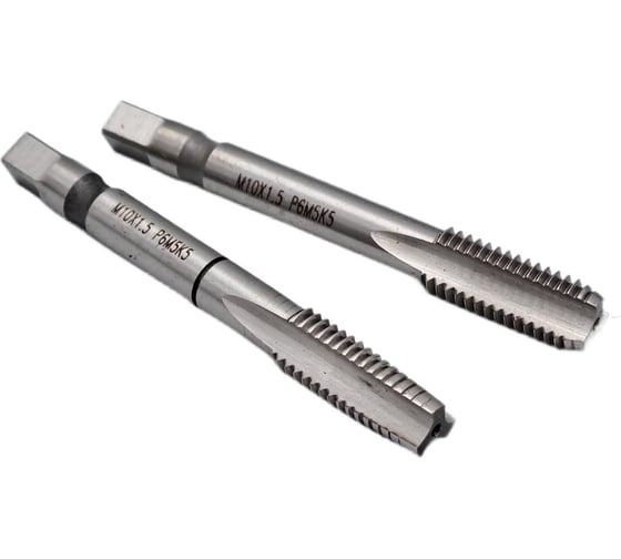 Изображение товара Метчик TORNERI машинно-ручной М10x1.5 комплект из 2-х штук Р6М5К5 042136