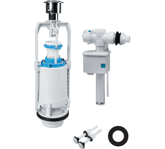 Изображение товара Одноуровневая водосливная арматура боковой подвод Тип А, круглая резинка IDDIS F012400-0005