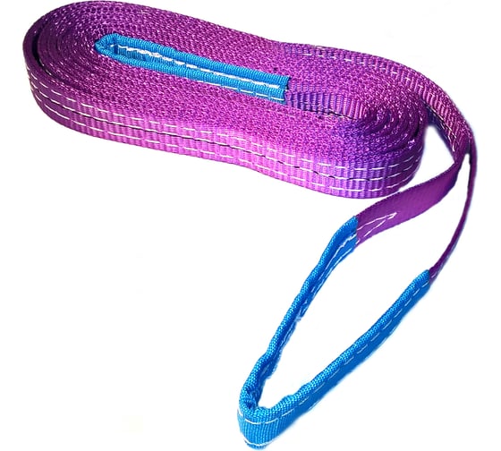 Изображение товара Автомобильный буксир (разрывная нагрузка 5т, 5м, Петля-петля) СТРОП-ПРО SP02191