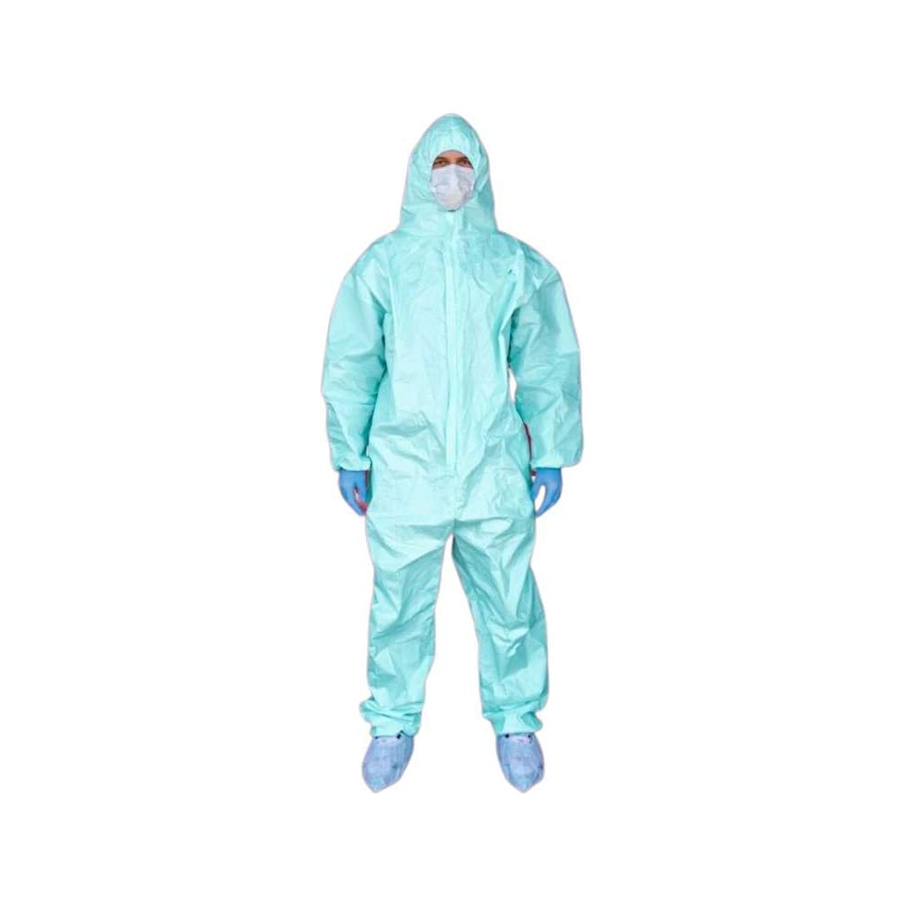 Изображение товара Защитный комбинезон Гекса Мод.№1, р56-58, бирюзовый, водоотталкивающий, легкий