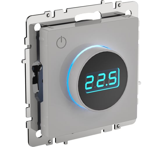 Изображение товара Электронный термостат с индикацией IEK Brite тс10-1-брб белый BR-RT11-K01