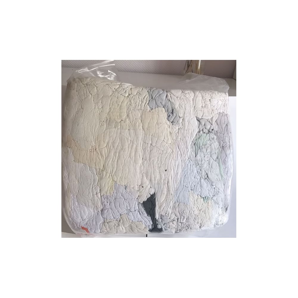 Изображение товара Ветошь ООО МЛ Текс светлый трикотаж 10 кг уборочная ветошь для уборки