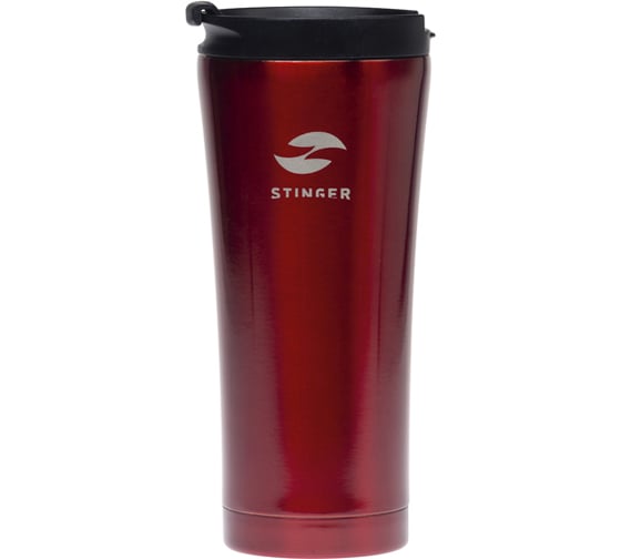 Изображение товара Термокружка Stinger 0.45 л, красная, глянцевая HY-VF143 Red