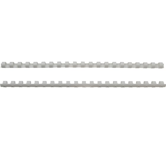 Изображение товара Пластиковые пружины для переплета SILWERHOF d 10 мм 41-55 листов A4 белый 100 шт 1373586 1385044