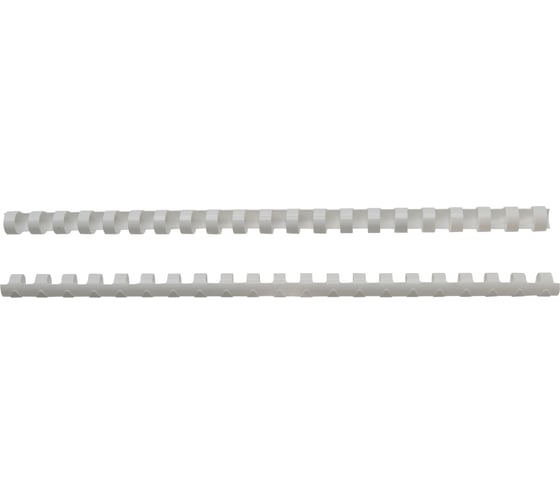 Изображение товара Пластиковые пружины для переплета SILWERHOF d 12 мм 56-80 листов A4 белый 100 шт 1373587 1385106