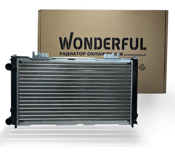 Изображение товара Радиатор охлаждения для а/м ВАЗ 2170 Приора АС+ Halla 2170-1301012-51П TM WONDERFUL 906180