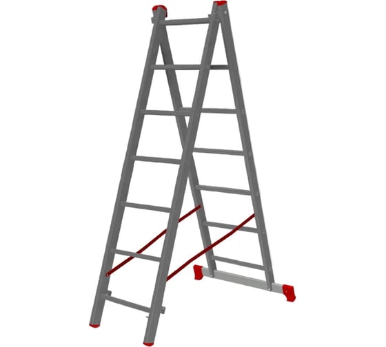 Изображение товара Алюминиевая двухсекционная лестница STARTUL PRO 318 см ST9947-07