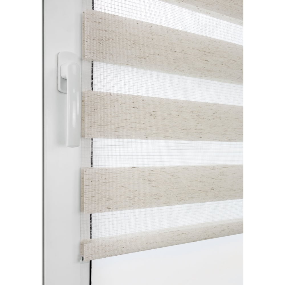 Изображение товара Миниролло Эскар лен день-ночь 50x170 см легкая установка без сверления