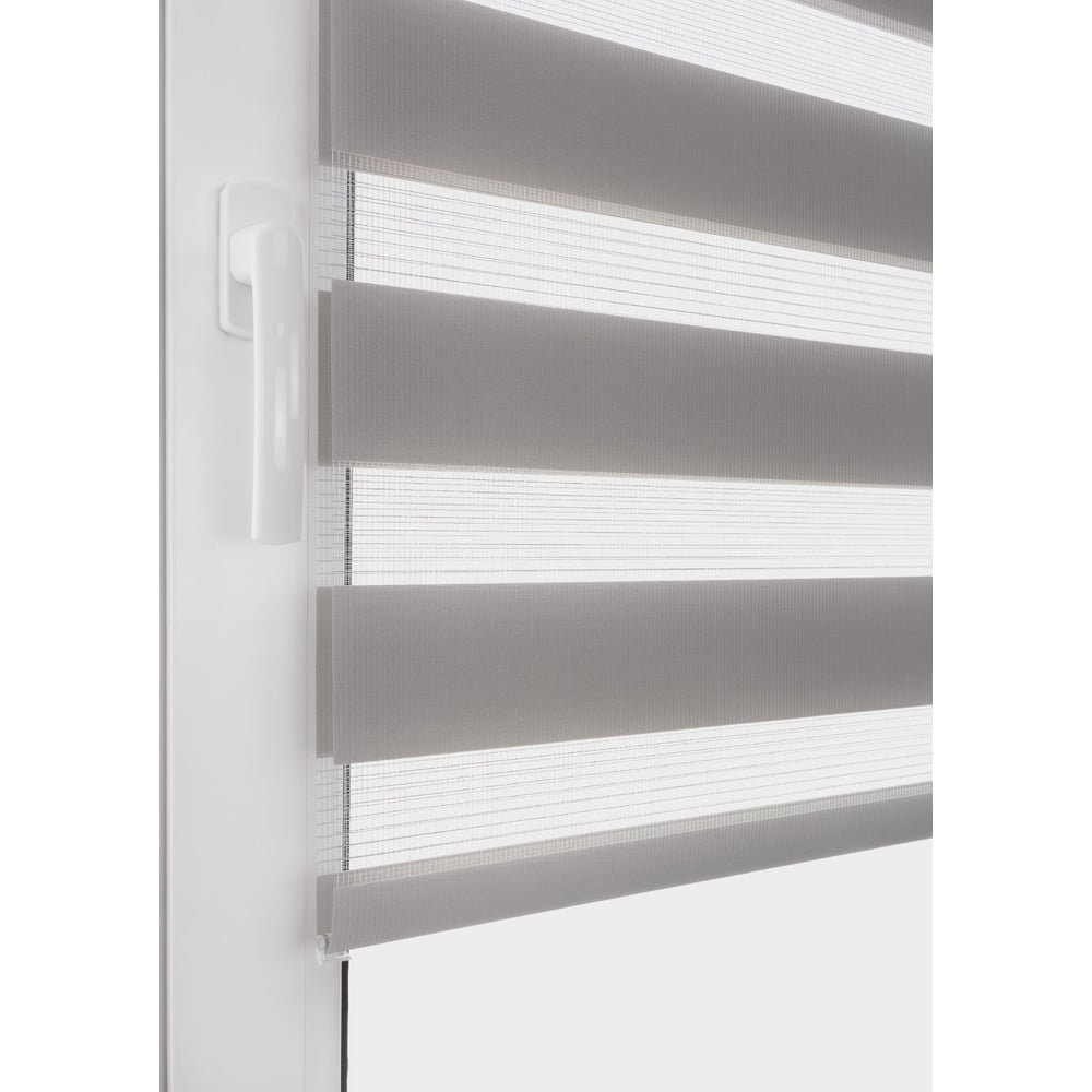 Изображение товара Миниролло Эскар серый 98x170 см рулонная штора день-ночь для окон