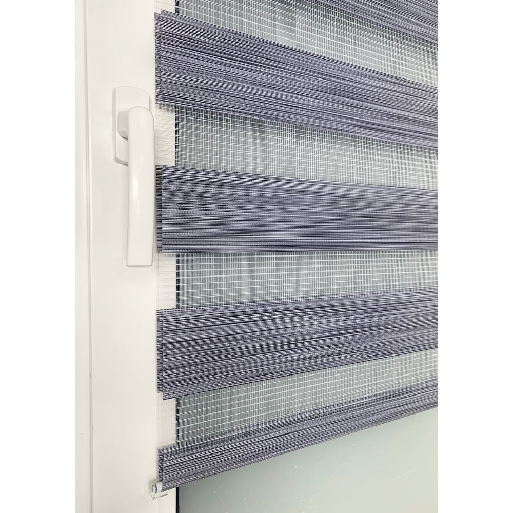 Изображение товара Миниролло Эскар меланж серый 48x170 см рулонная штора современный стиль