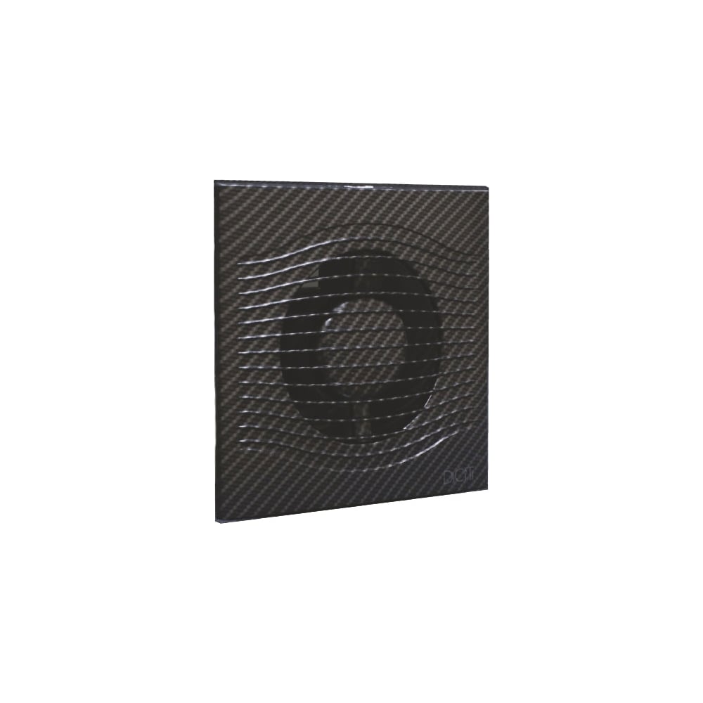 фото Осевой вытяжной вентилятор с обратным клапаном era slim 4c d 100 black carbon 87-996
