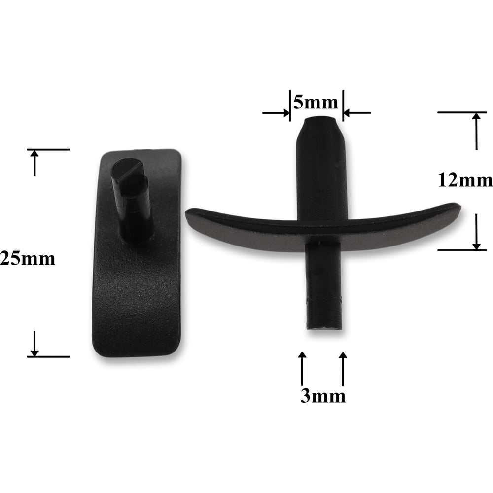 Изображение товара Автокрепеж для Volvo 10 шт КрепАвто модель 91330738 надежный фиксатор из пластика