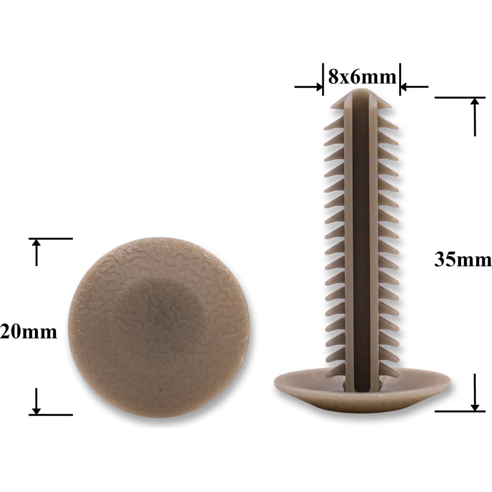 Изображение товара Автокрепеж для Chevrolet GM 10 шт крепеж пластиковый нажимной елочка