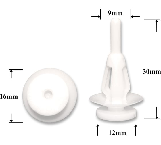Изображение товара Автокрепеж для Chrysler Ford 10 шт MB566719 КрепАвто 0277