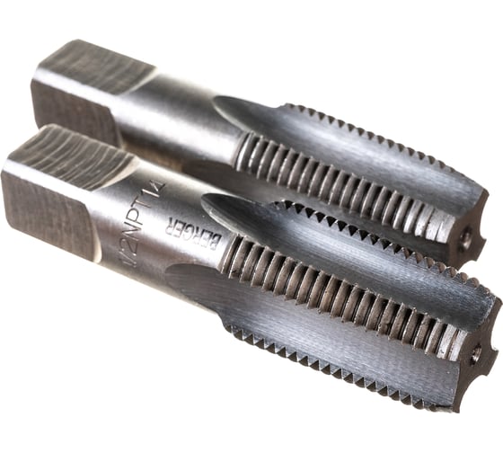 Изображение товара Дюймовые комплектные метчики 2 шт. 1/2-14NPT Berger BG BG1182