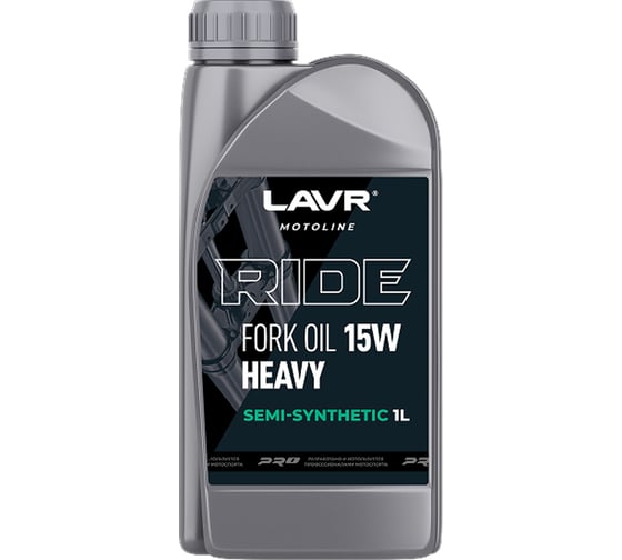 Изображение товара Вилочное масло LAVR RIDE Fork oil 15W MOTO, 1 л Ln7785