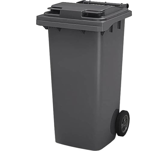 Изображение товара Мусорный контейнер HONEYCOMB 120 л. с крышкой, серый M-27.C29.98