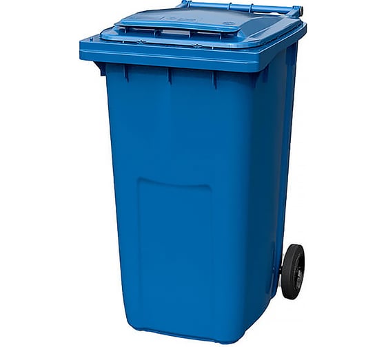 Изображение товара Мусорный контейнер HONEYCOMB 240 л. с крышкой, синий M-34.C29.63