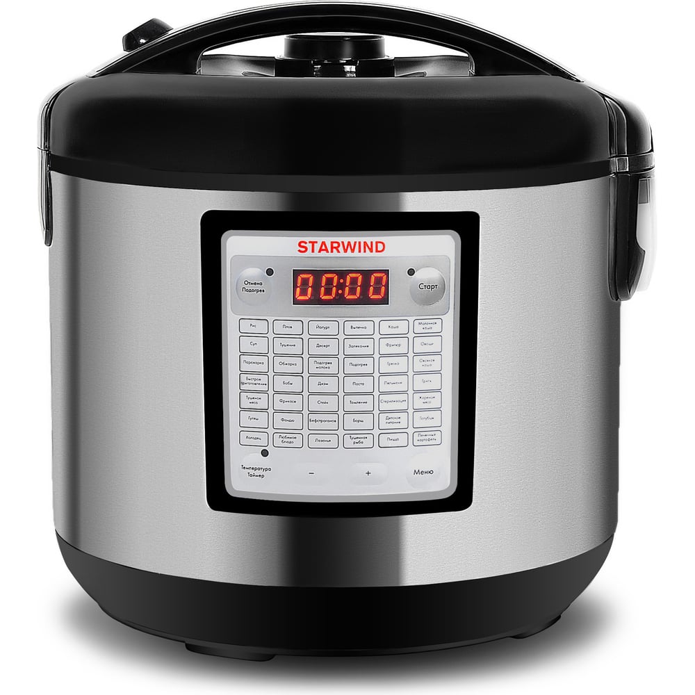 Изображение товара Мультиварка STARWIND SMC4201 5л 700 Вт с функциями хлебопечки и пароварки