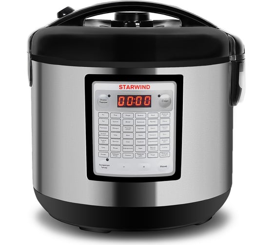 Изображение товара Мультиварка STARWIND SMC4201 5л 700 Вт серебристый/черный 1396682